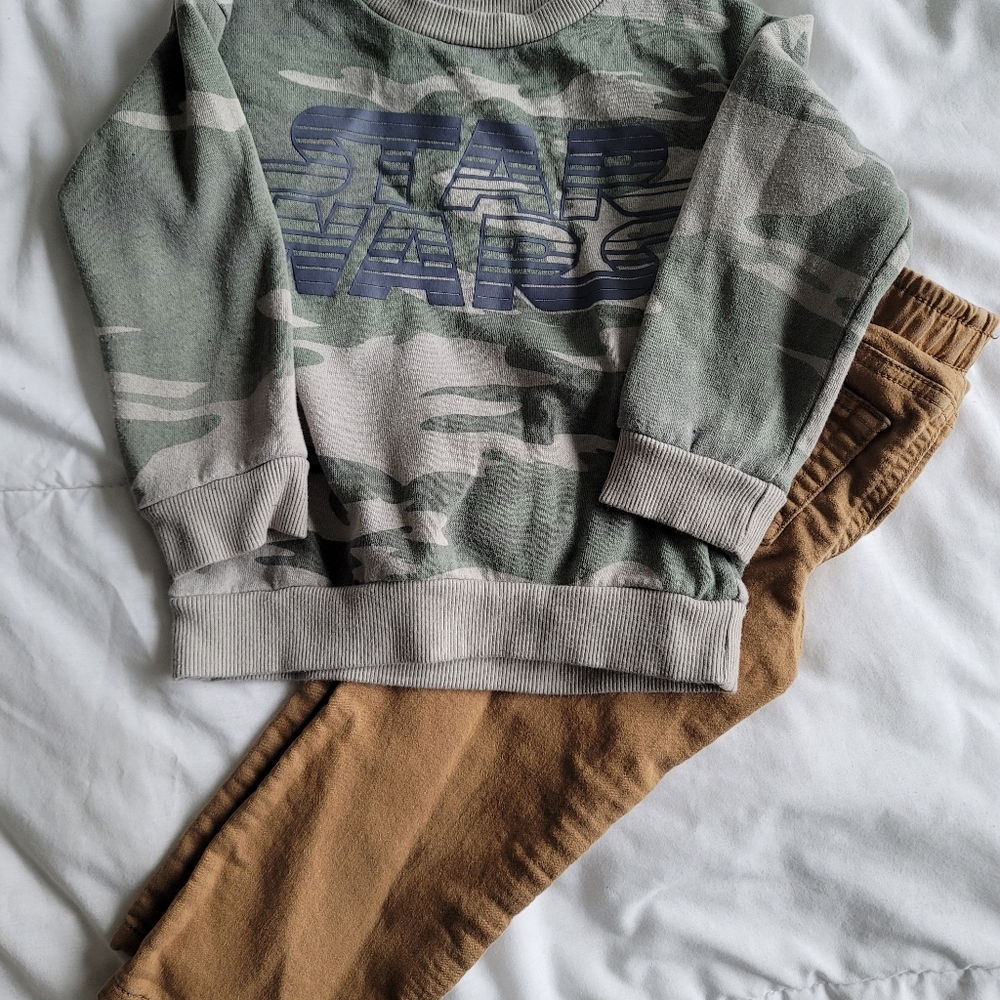 Starwars/baby gap toddler outfit
